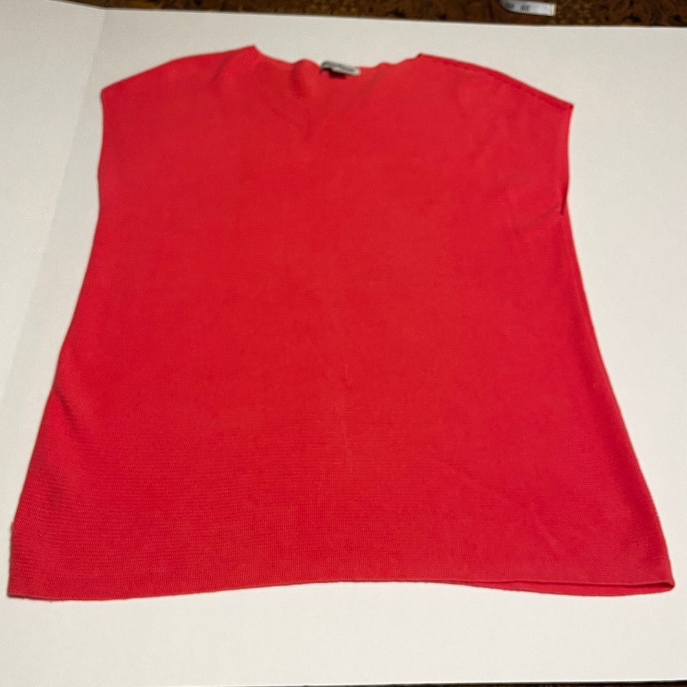 Tommy Bahama‎ pink women's large sleeveless sweater cotton viscose blend